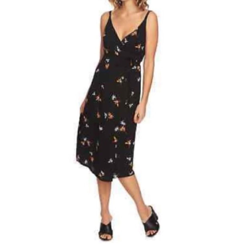 NWT! 1. state jungle boogie wrap dress. Size large